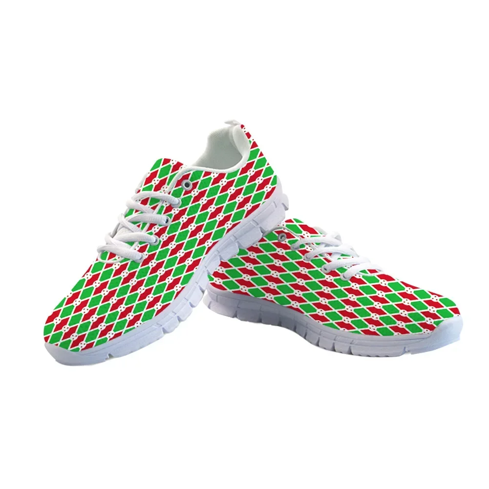 Men Shoes Name - รองเท้าลำลองแบบตาข่ายพิมพ์ลายธงชาติบูรุนดี พร้อมชื่อและหมายเลขแบบกำหนดเองได้ ลายธงชาติฝรั่งเศสและบูรุนดี พร้อมรูปภาพและโลโก้