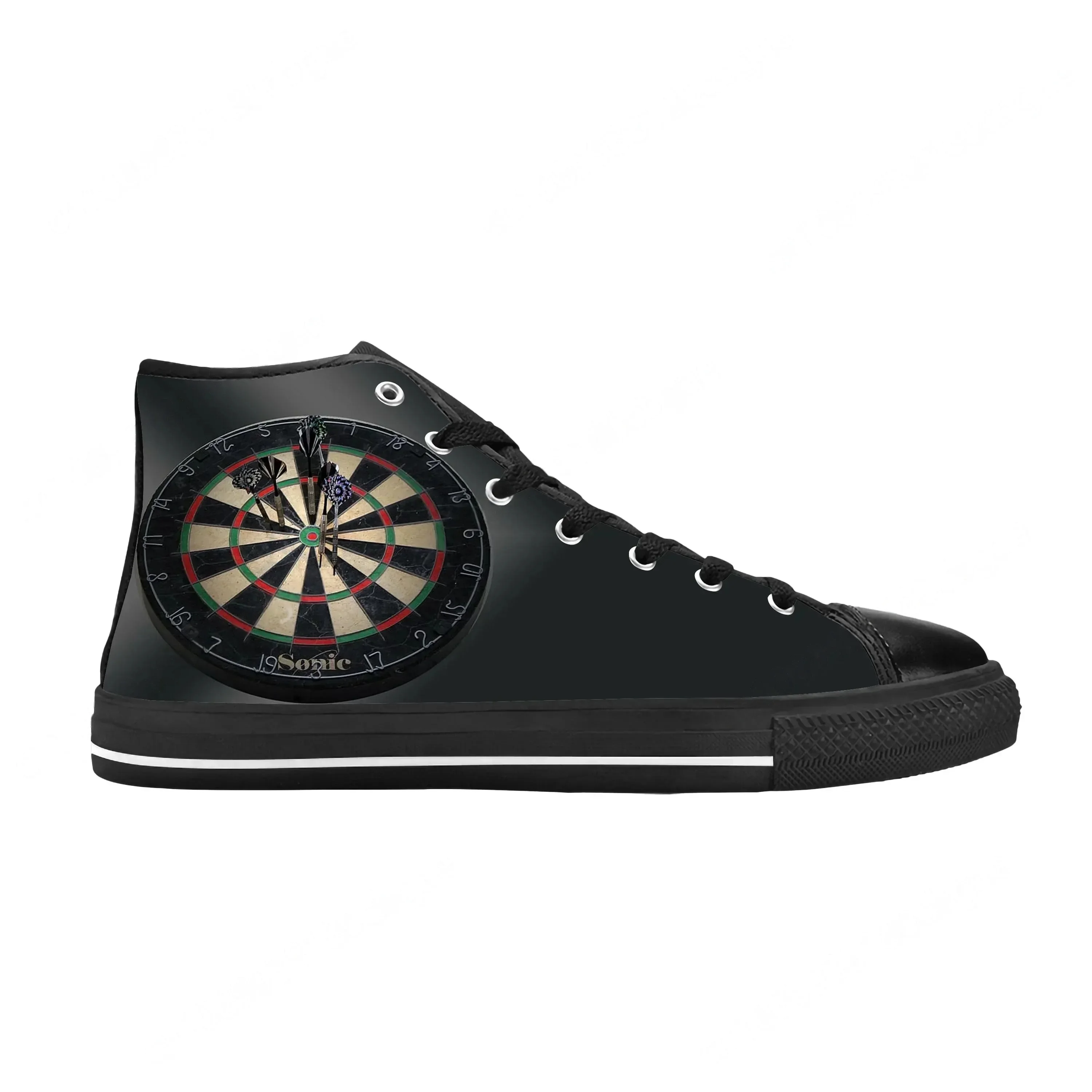 Men'S Shoes Target - เกมกีฬา ปาเป้า กระดานปาเป้า รองเท้าผ้าลำลองเท่ๆ ทรงหุ้มข้อ สวมใส่สบาย