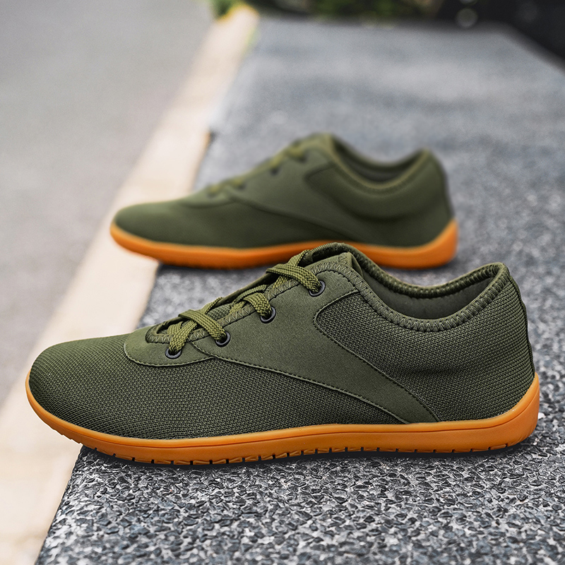 Men'S Shoes Zero Drop - รองเท้าผ้าใบแบบมินิมอลสำหรับผู้ชาย พื้นรองเท้าแบบ Zero Drop ให้ความรู้สึกสบายเท้า เหมาะสำหรับการเดิน