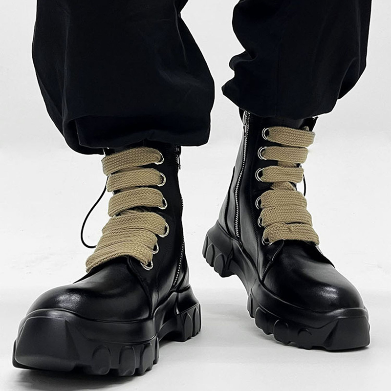 Men Shoes Brand - รองเท้าบูทดีไซเนอร์แบรนด์อิตาลีสำหรับผู้ชาย รองเท้าแฟชั่น รองเท้าคาวบอย รองเท้าหนังแท้ รองเท้าพังก์ โกธิค
