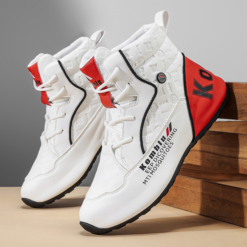 Men'S Shoes Dq - รองเท้าบูทหุ้มข้อสูงสำหรับผู้ชาย, ซับในสวมใส่สบาย, พื้นรองเท้าทนทานต่อการสึกหรอ, เหมาะสำหรับกิจกรรมกลางแจ้ง, เดินป่า และตั้งแคมป์