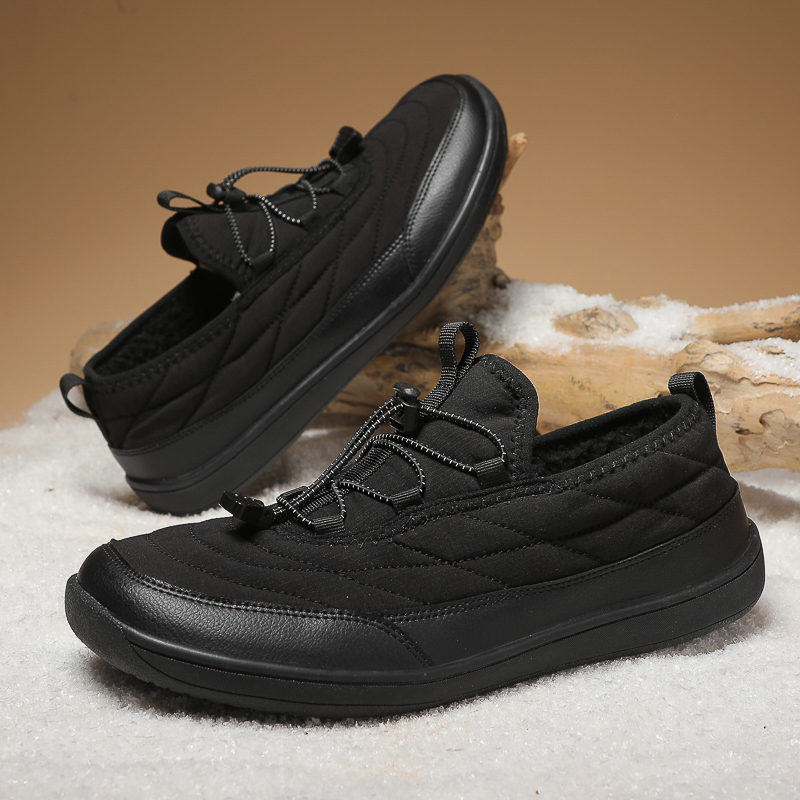Hiking Boot Waterproof - รองเท้าบูทฤดูหนาวบุขนสำหรับผู้ชายและผู้หญิง กันน้ำ รองเท้าบูทหิมะบุผ้าฝ้าย รองเท้าบุขนอุ่น กันลื่น ไซส์ใหญ่