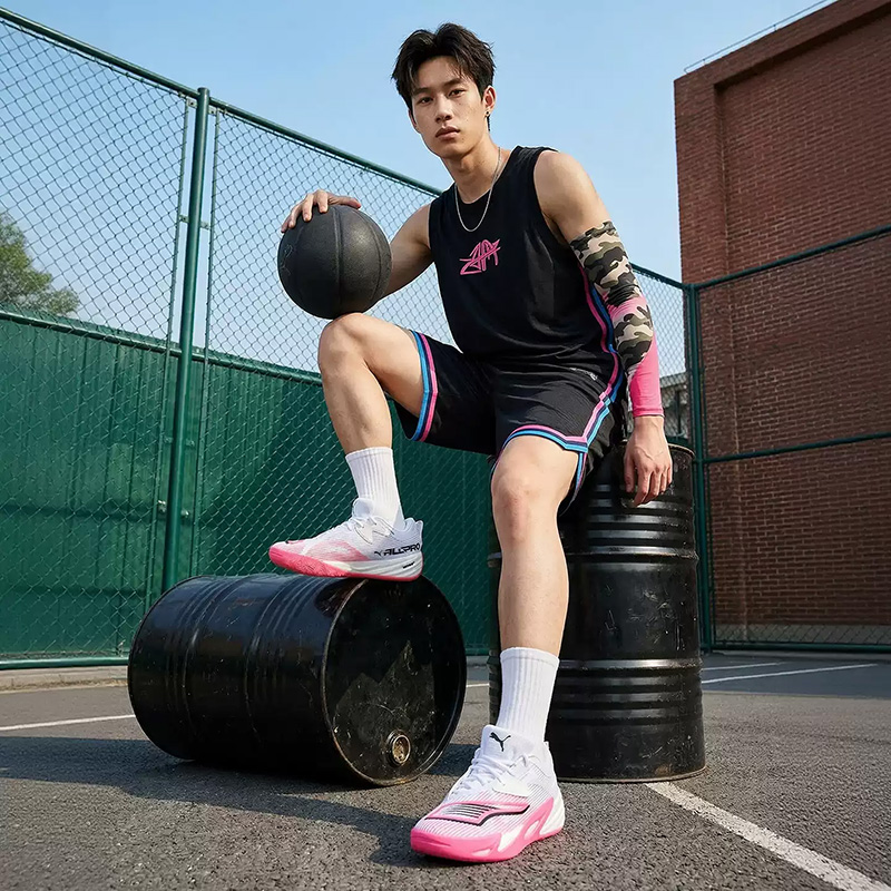 Men'S Shoes Puma Sports - PUMA รองเท้าบาสเก็ตบอลผู้ชาย'ออลโปร ไนโตร 2 ไนโตรเจนรองเท้ากีฬาสำหรับฝึกซ้อมและรองเท้าลำลอง 312839-03