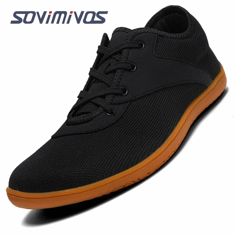 Men'S Shoes Zero Drop - รองเท้าเท้าเปล่าผู้ชายรองเท้ากล่องรองเท้าวิ่งขนาดกว้างรองเท้าเทนนิสผู้หญิงรองเท้าผ้าใบกว้างระบายอากาศรองเท้าใส่เดิน