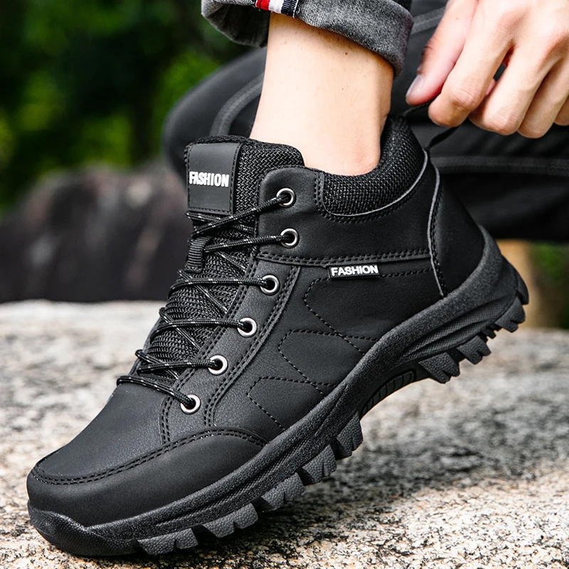 รองเท้าบูทผู้ชายแบบยุทธวิธี กั - Hiking Boot Waterproof บทวิจารณ์และราคา