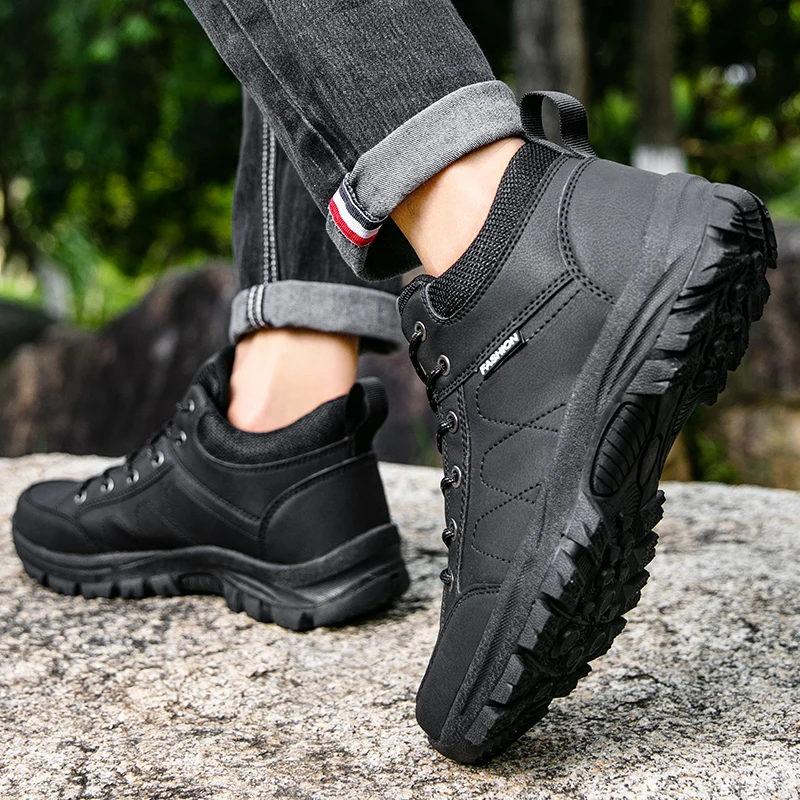 รองเท้าบูทผู้ชายแบบยุทธวิธี กั - Hiking Boot Waterproof บทวิจารณ์และราคา