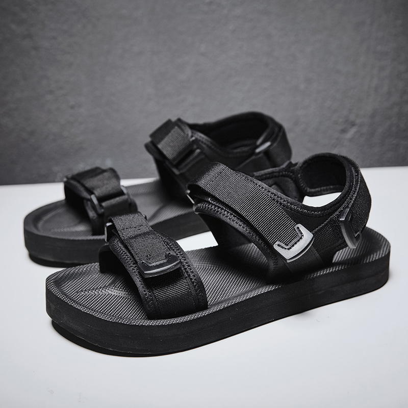 รองเท้าแตะแบบปรับได้สำหรับเท้า - Men'S Shoes With Velcro บทวิจารณ์และราคา