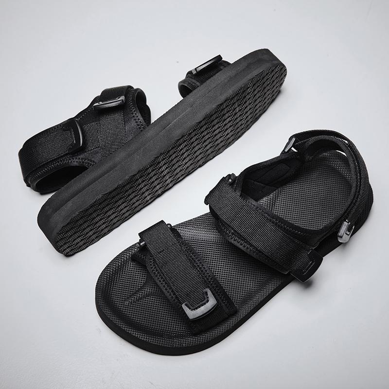 รองเท้าแตะแบบปรับได้สำหรับเท้า - Men'S Shoes With Velcro บทวิจารณ์และราคา