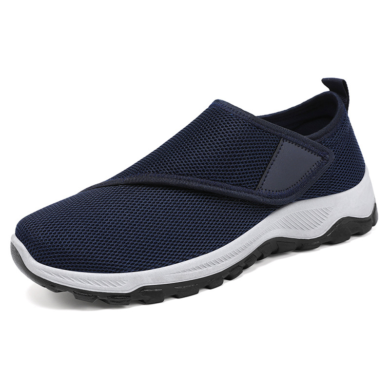 2026 ฤดูร้อนใหม่รองเท้าตาข่ายผ - Men'S Shoes With Velcro บทวิจารณ์และราคา