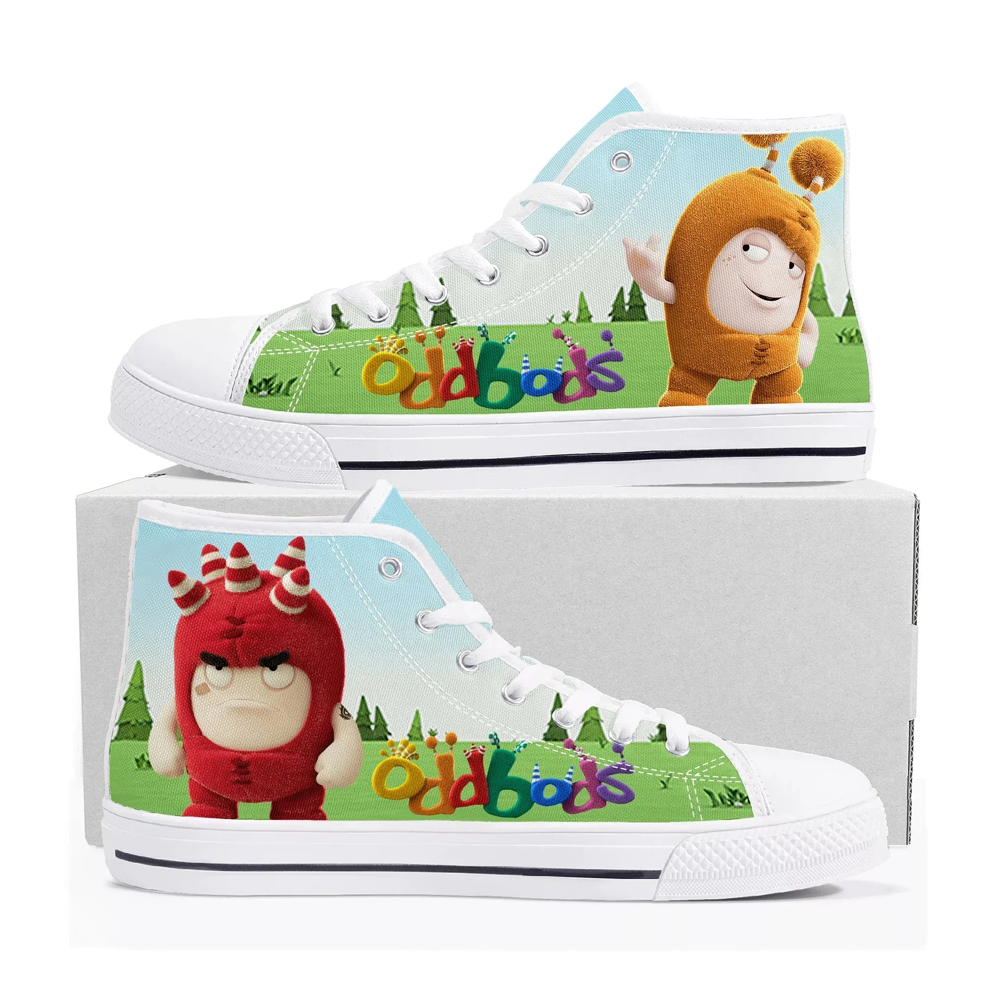 รองเท้าผ้าใบหุ้มข้อสูง Oddbods - Men Shoes Singapore บทวิจารณ์และราคา
