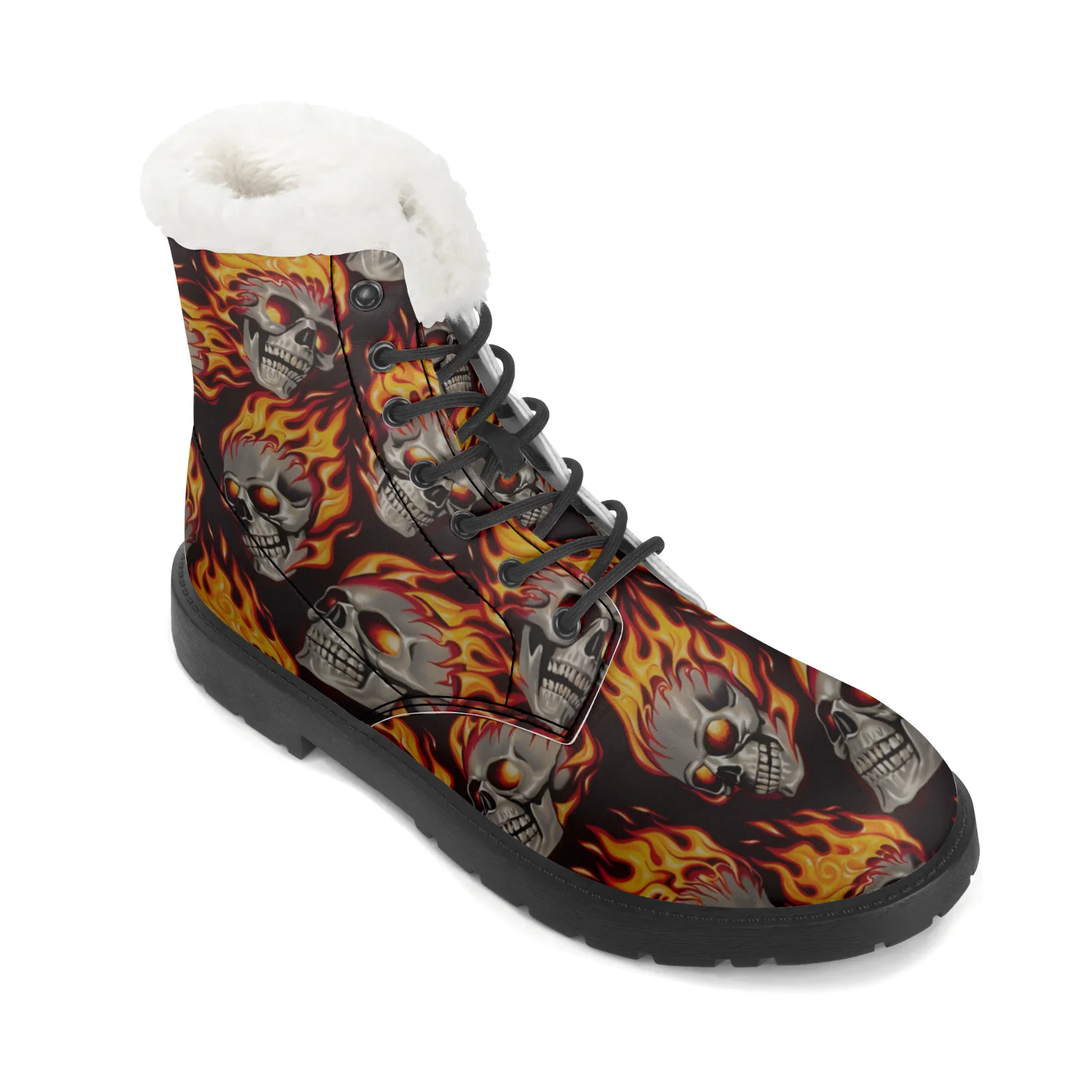 รองเท้าบูทลายหัวกะโหลกสำหรับผู - Men Shoes Eu To Us บทวิจารณ์และราคา