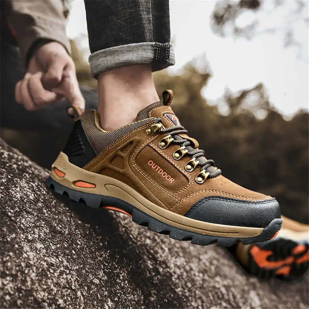 Non-SLIP Lace Up เดินป่าเทนนิส - Men'S Shoes Good For Flat Feet บทวิจารณ์และราคา