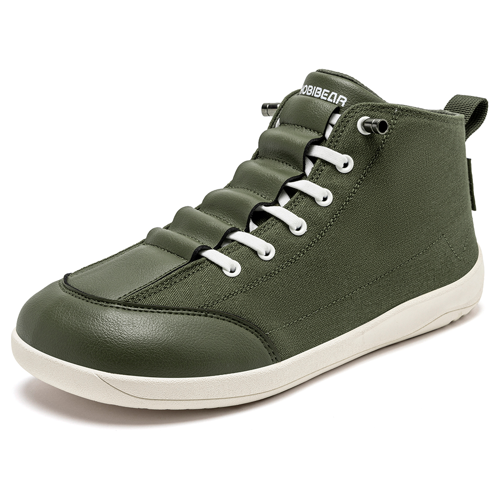 รองเท้าผ้าใบหุ้มข้อกลาง HOBIBE - Men'S Shoes Zero Drop บทวิจารณ์และราคา