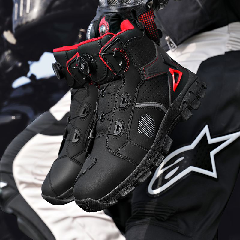 รองเท้าบู๊ทมอเตอร์ไซค์สำหรับผู - Men'S Shoes Dq บทวิจารณ์และราคา