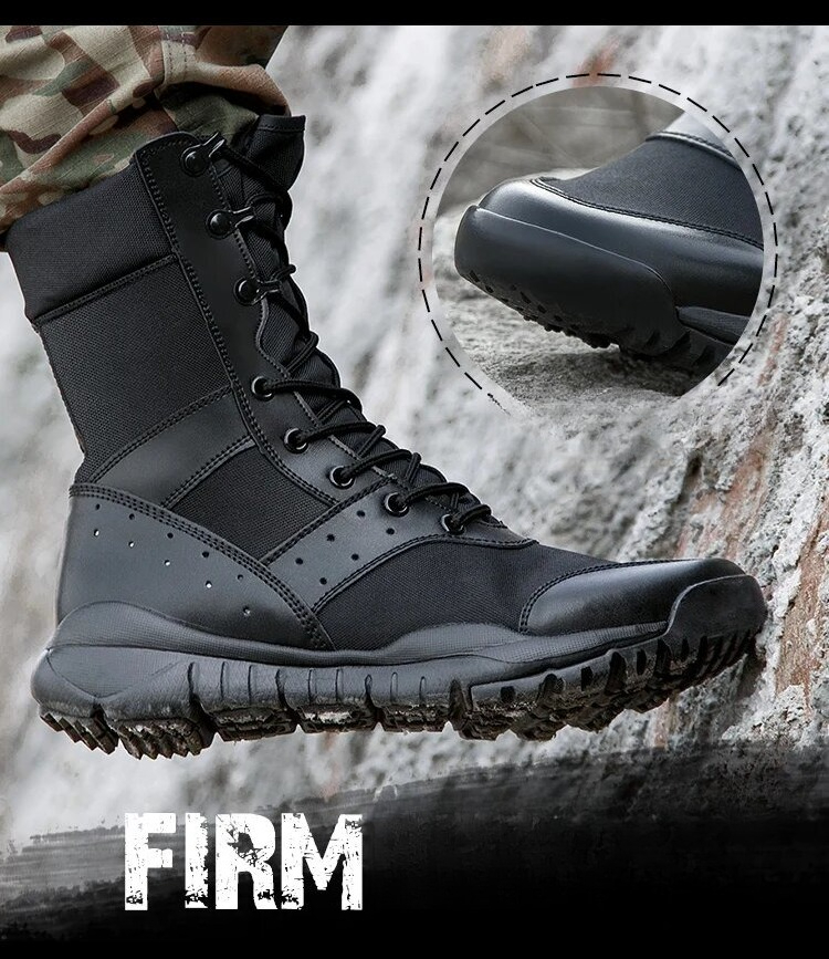 รองเท้าบูททางยุทธวิธีน้ำหนักเบ - Hiking Boot Waterproof บทวิจารณ์และราคา