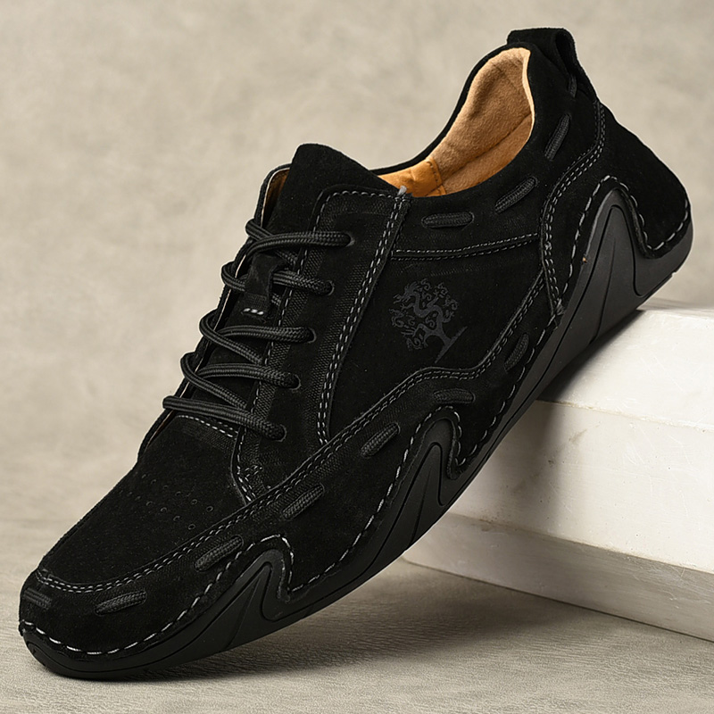 รองเท้าหนังรองเท้าส้นแบนลำลองแ - Men Shoes Xxl บทวิจารณ์และราคา