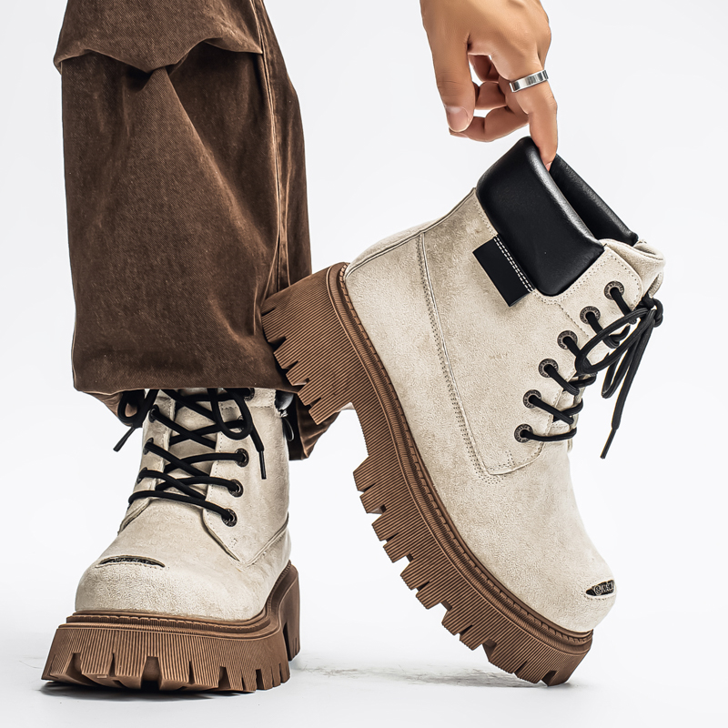 รองเท้าบูทหุ้มข้อสูงแบบคลาสสิก - Men'S Shoes Dq บทวิจารณ์และราคา