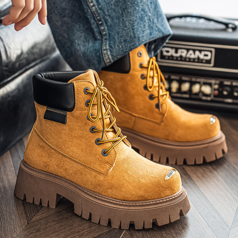 รองเท้าบูทหุ้มข้อสูงแบบคลาสสิก - Men'S Shoes Dq บทวิจารณ์และราคา