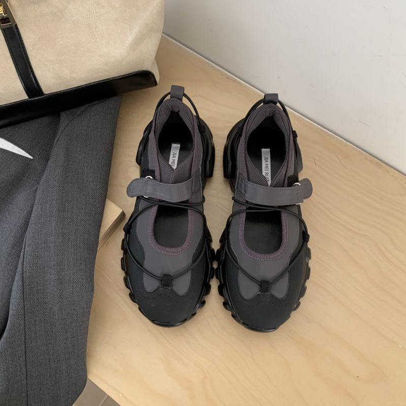 รองเท้าแมรี่เจนแบบสปอร์ตทรงหนา - Men'S Shoes With Velcro บทวิจารณ์และราคา