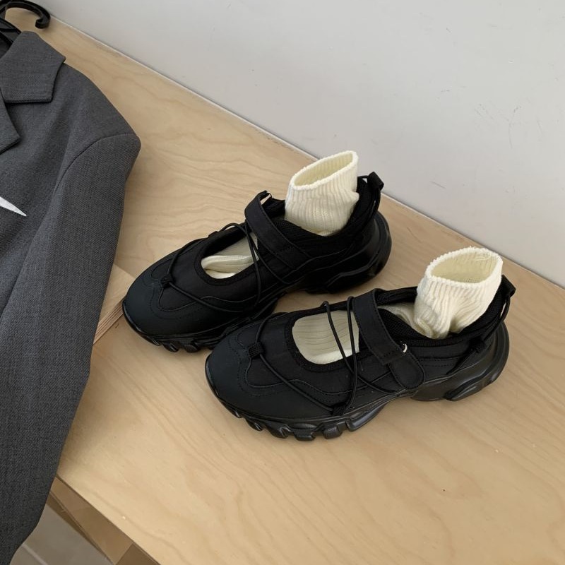 รองเท้าแมรี่เจนแบบสปอร์ตทรงหนา - Men'S Shoes With Velcro บทวิจารณ์และราคา