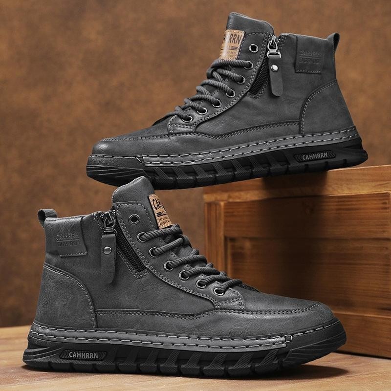 รองเท้าบูทหุ้มข้อหนังผู้ชาย รอ - Men'S Shoes Dq บทวิจารณ์และราคา