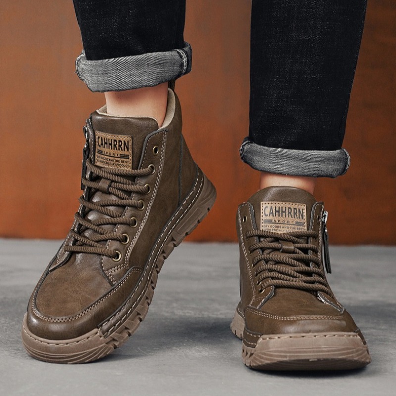 รองเท้าบูทหุ้มข้อหนังผู้ชาย รอ - Men'S Shoes Dq บทวิจารณ์และราคา