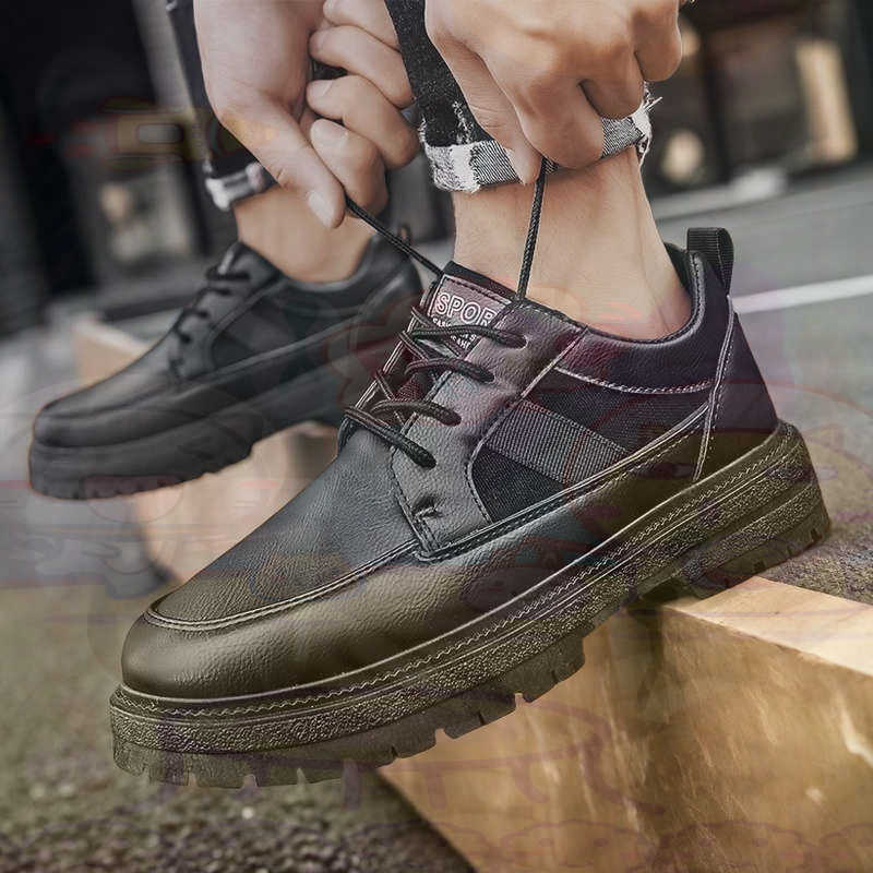 Dark Natural หนังแฟชั่น Traine - Men'S Shoes Good For Flat Feet บทวิจารณ์และราคา