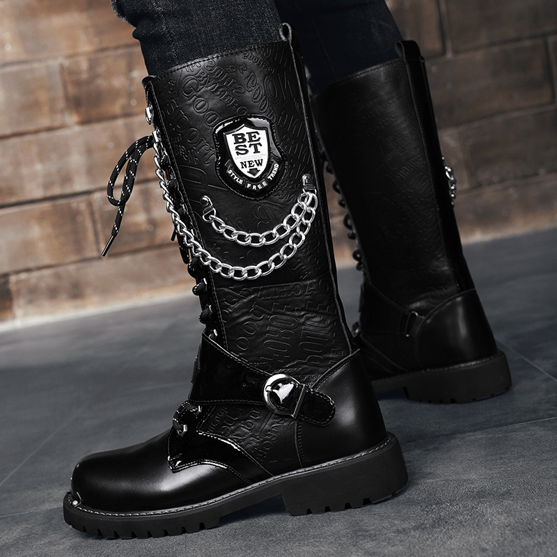 รองเท้าบูทหุ้มข้อสูงลำลองไซส์ใ - Men'S Shoes Dq บทวิจารณ์และราคา