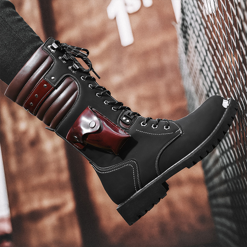 รองเท้าบูทหุ้มข้อสูงลำลองไซส์ใ - Men'S Shoes Dq บทวิจารณ์และราคา
