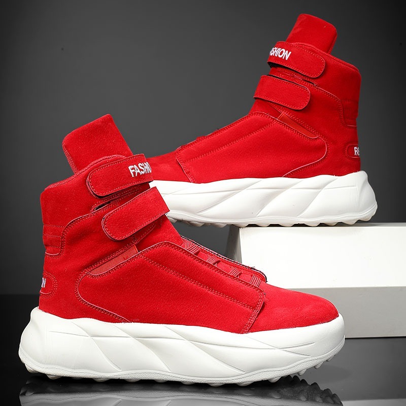 2026 สีม่วงรองเท้าผ้าใบผู้ชายเ - Men'S Shoes With Velcro บทวิจารณ์และราคา