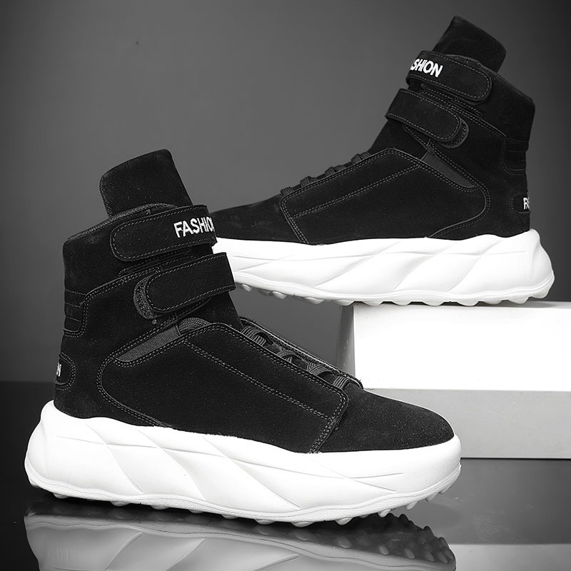 2026 สีม่วงรองเท้าผ้าใบผู้ชายเ - Men'S Shoes With Velcro บทวิจารณ์และราคา