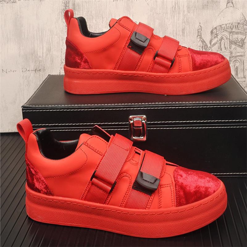 รองเท้าผู้ชายแบบเวลโคร ฤดูใบไม - Men'S Shoes With Velcro บทวิจารณ์และราคา