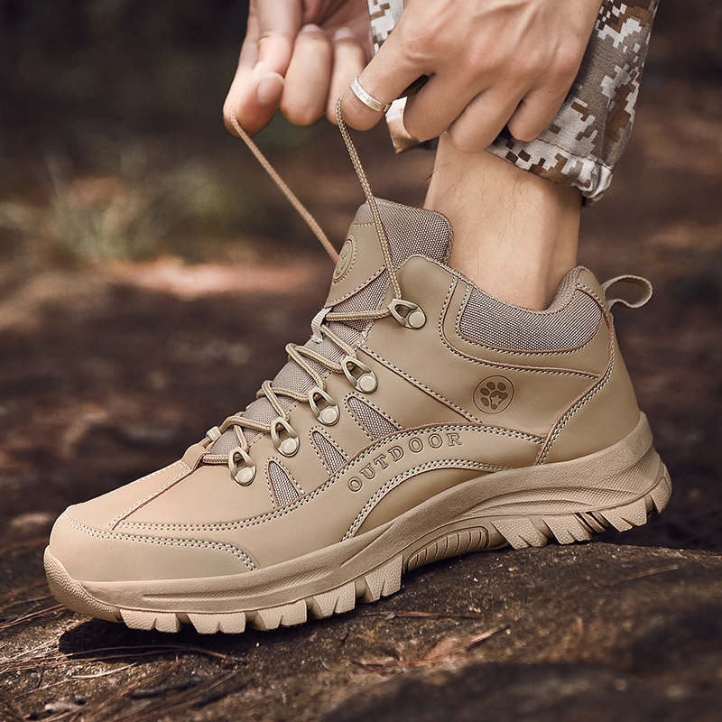 รองเท้าบูทผู้ชายแบบยุทธวิธี รอ - Hiking Boot Waterproof บทวิจารณ์และราคา