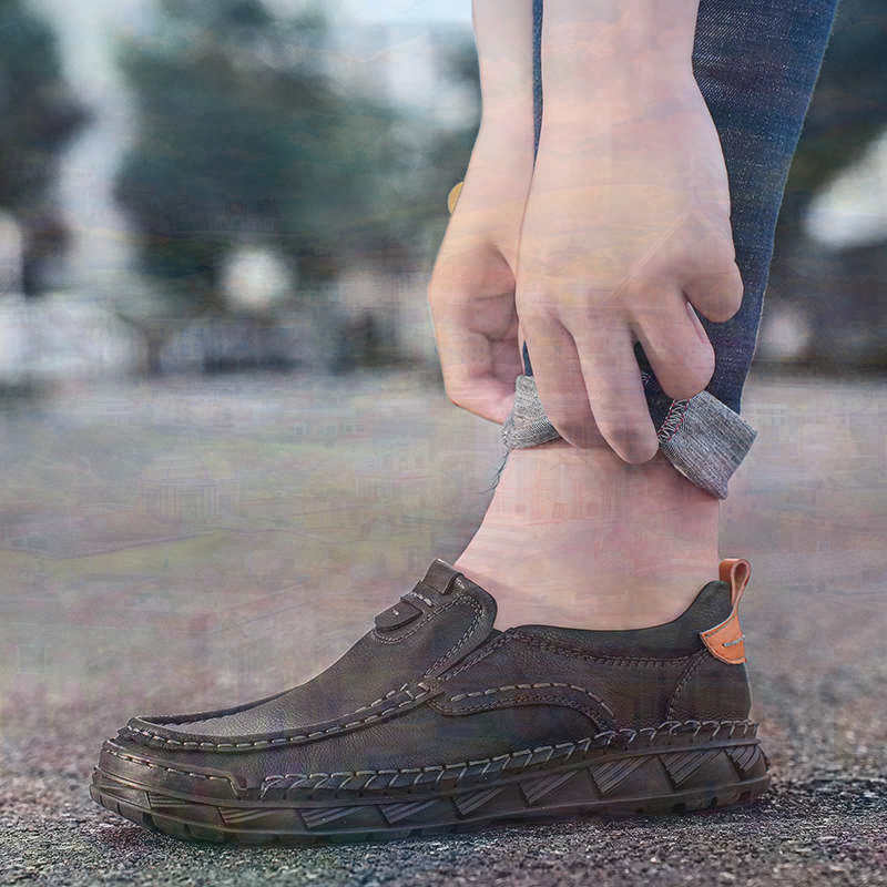 39 รองเท้าผ้าใบ Slipon Man 46  - Men'S Shoes Good For Flat Feet บทวิจารณ์และราคา
