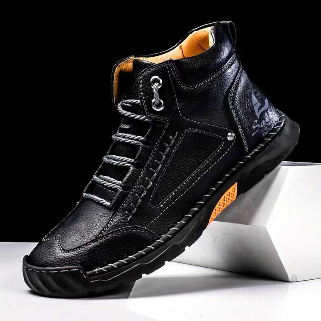 รองเท้าบูทผู้ชายเย็บมือ ไซส์ให - Men'S Shoes Dq บทวิจารณ์และราคา