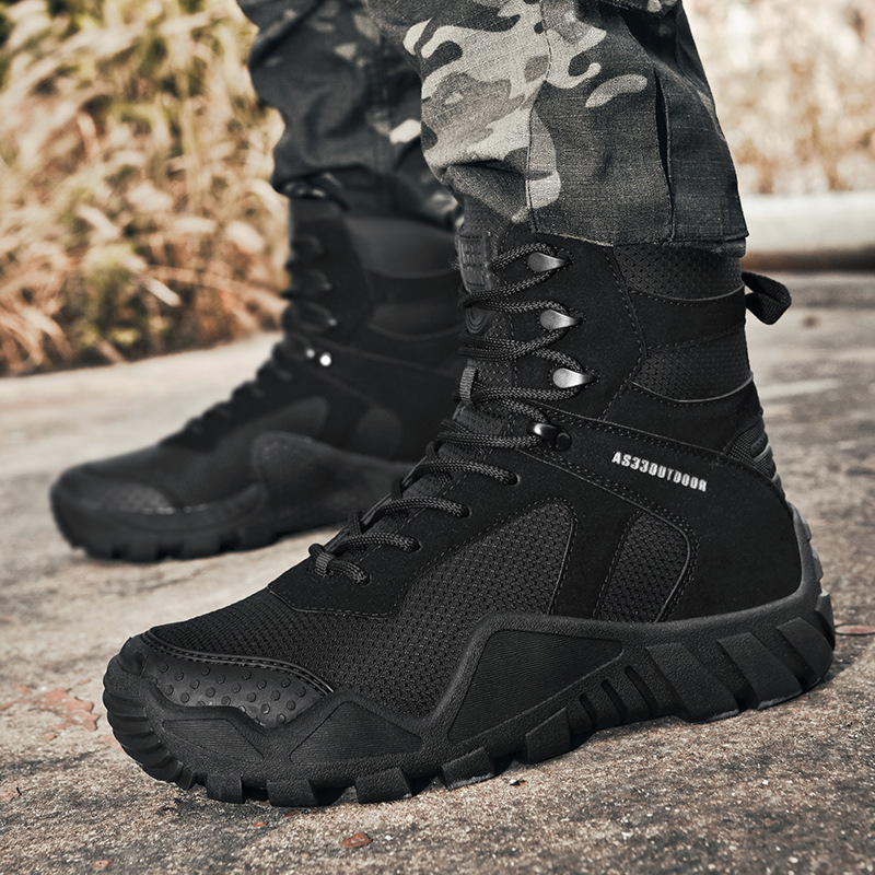 รองเท้าบูทผู้ชายแบบผูกเชือก กั - Hiking Boot Waterproof บทวิจารณ์และราคา