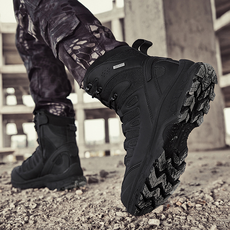 รองเท้าบูทผู้ชายแบบยุทธวิธี ยี - Hiking Boot Waterproof บทวิจารณ์และราคา
