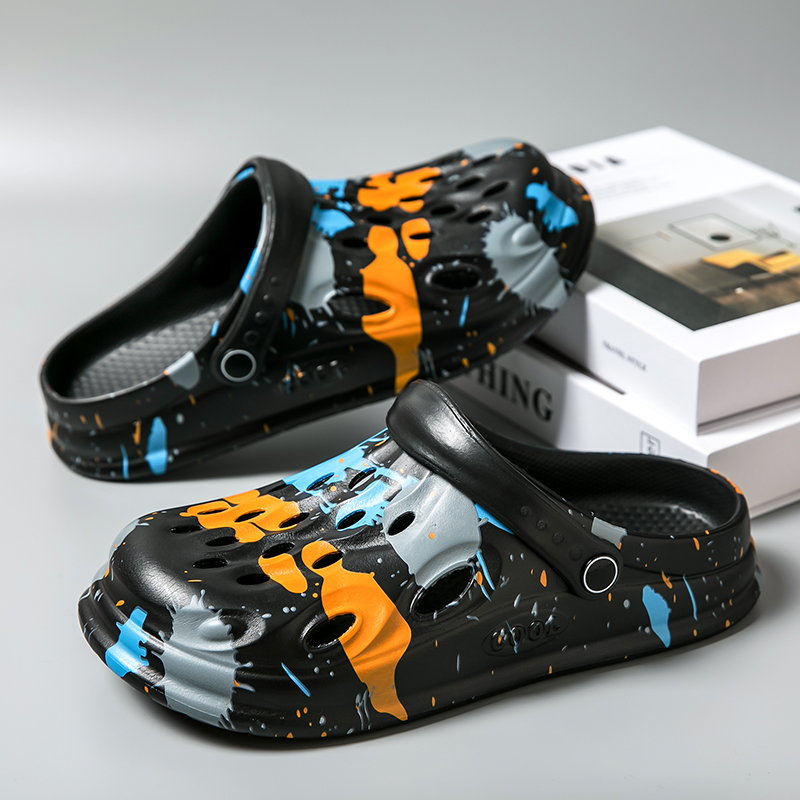 รองเท้า Croc, รองเท้าแตะชายหาด - Men'S Shoes With Velcro บทวิจารณ์และราคา
