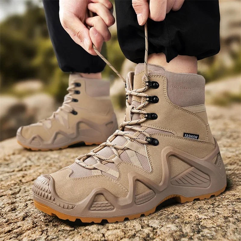 รองเท้าบูทผู้ชายแบบผูกเชือก ยี - Hiking Boot Waterproof บทวิจารณ์และราคา