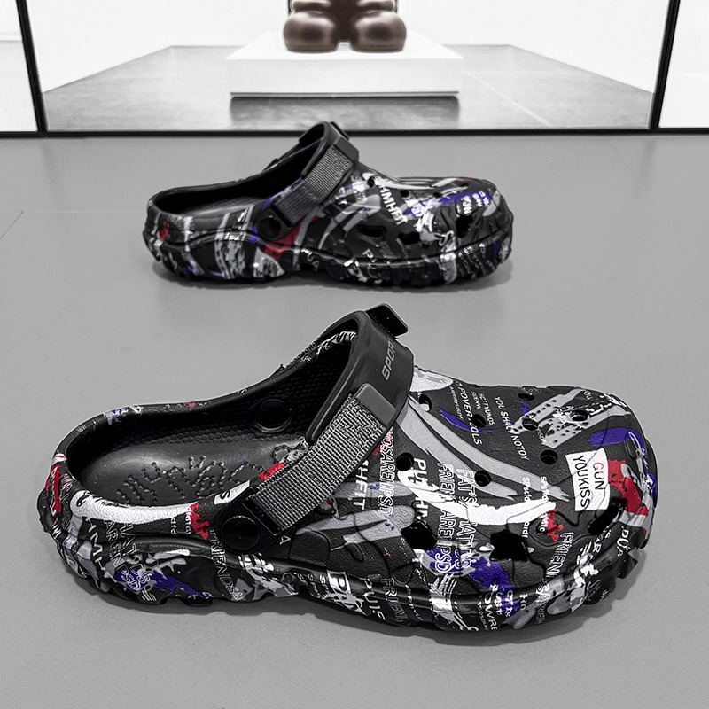 รองเท้าแตะแบบสวม 1 คู่ ไซส์ใหญ - Men'S Shoes With Velcro บทวิจารณ์และราคา