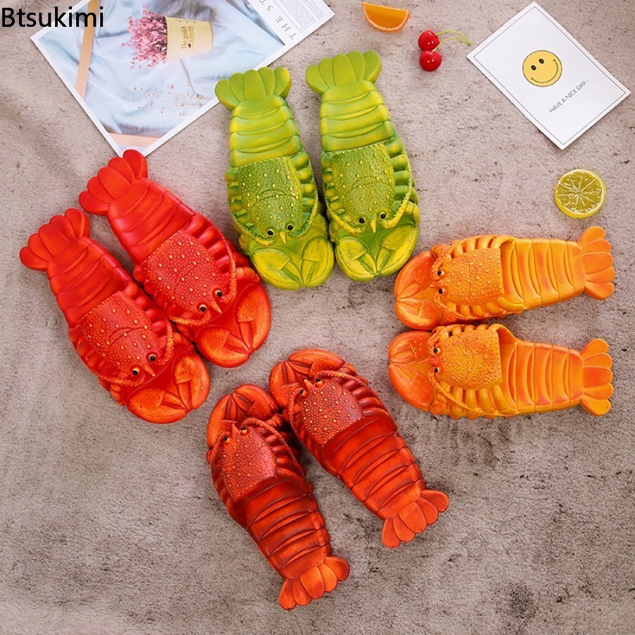 รองเท้าแตะลายการ์ตูนกุ้งมังกรส - Men'S Shoes In Fashion บทวิจารณ์และราคา