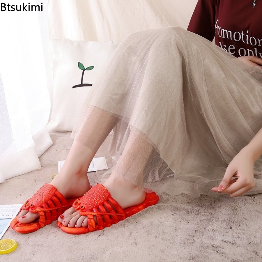 รองเท้าแตะลายการ์ตูนกุ้งมังกรส - Men'S Shoes In Fashion บทวิจารณ์และราคา