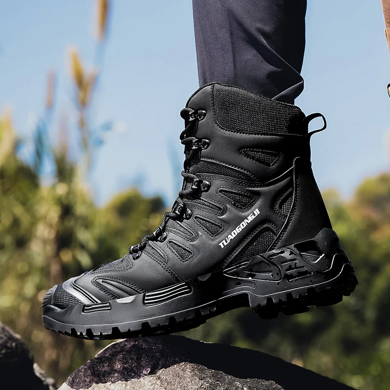 ผู้ชายเดินป่ากลางแจ้งรองเท้าบู - Hiking Boot Waterproof บทวิจารณ์และราคา
