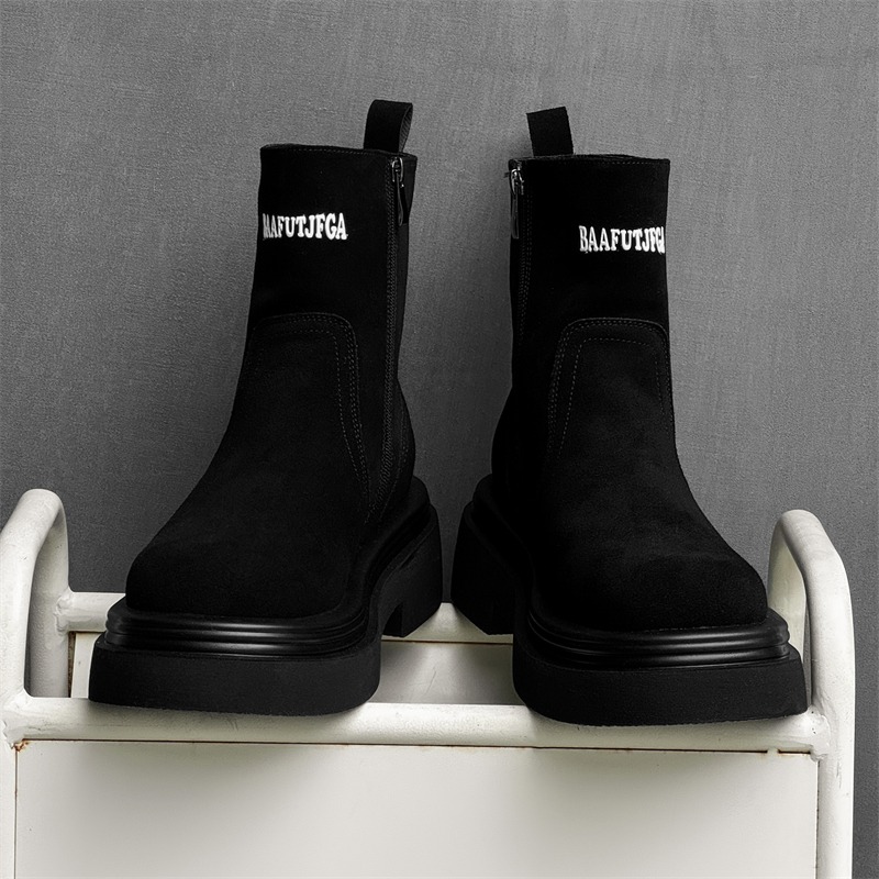รองเท้าบูทสั้นสไตล์คู่รัก ทรงห - Men'S Shoes Dq บทวิจารณ์และราคา