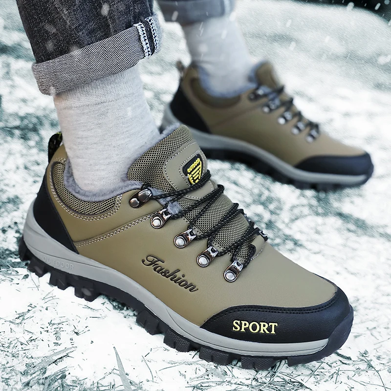 คุณภาพสูงผู้ชายรองเท้าบู๊ตหิมะ - Hiking Boot Waterproof บทวิจารณ์และราคา