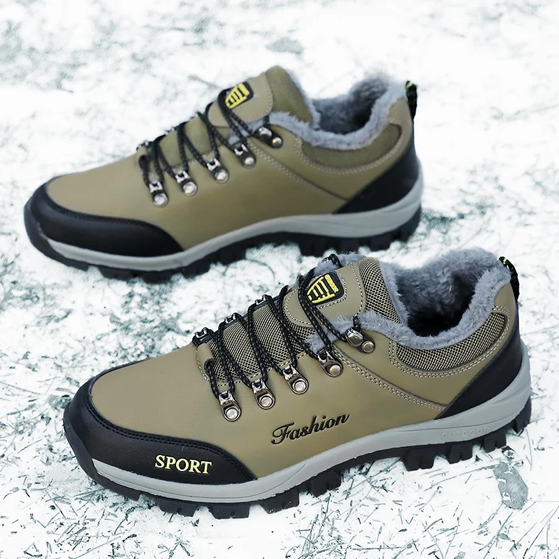 คุณภาพสูงผู้ชายรองเท้าบู๊ตหิมะ - Hiking Boot Waterproof บทวิจารณ์และราคา