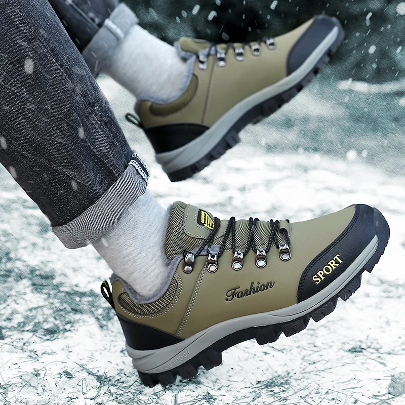 คุณภาพสูงผู้ชายรองเท้าบู๊ตหิมะ - Hiking Boot Waterproof บทวิจารณ์และราคา