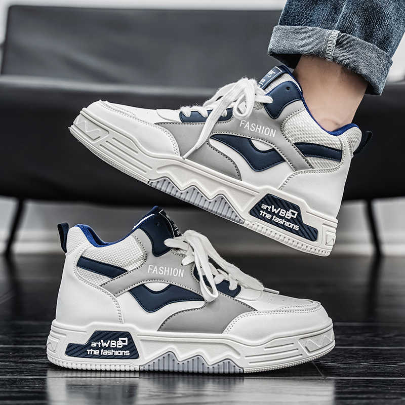 รองเท้ากีฬาหนังทรงกลมแบบลำลอง  - Men Shoes Name บทวิจารณ์และราคา