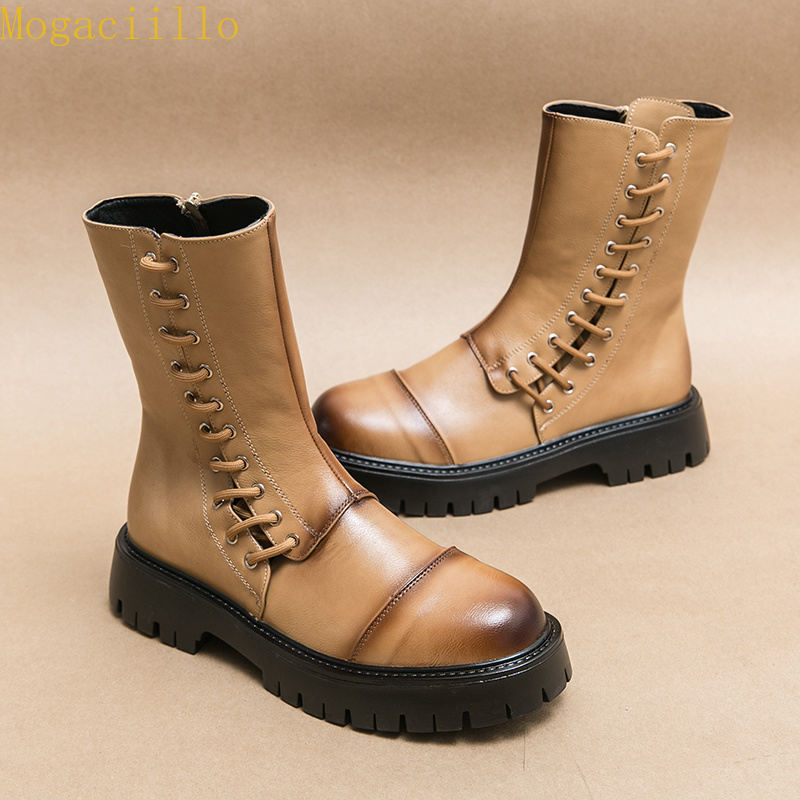 รองเท้าบูทหนังสำหรับผู้ชายแบรน - Men Shoes Brand บทวิจารณ์และราคา