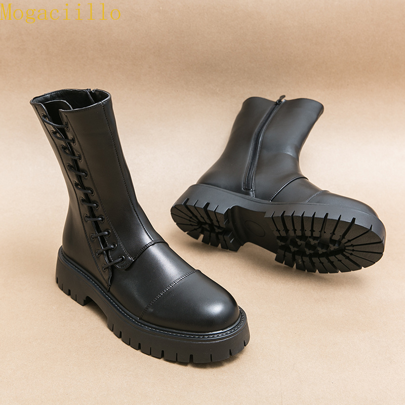 รองเท้าบูทหนังสำหรับผู้ชายแบรน - Men Shoes Brand บทวิจารณ์และราคา
